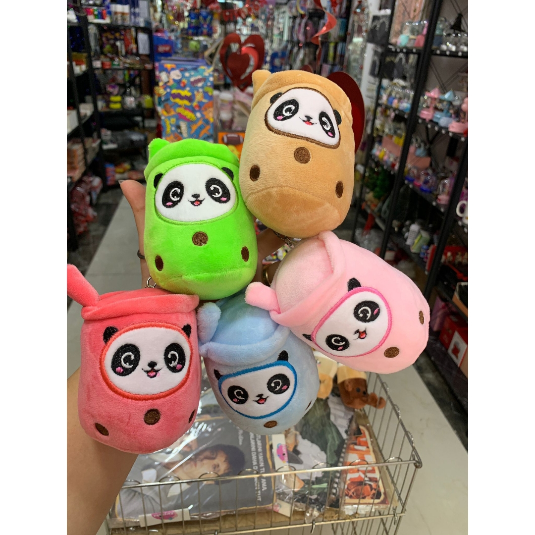 Toptan%20Bubble%20Tea%20Peluş%20Anahtarlık