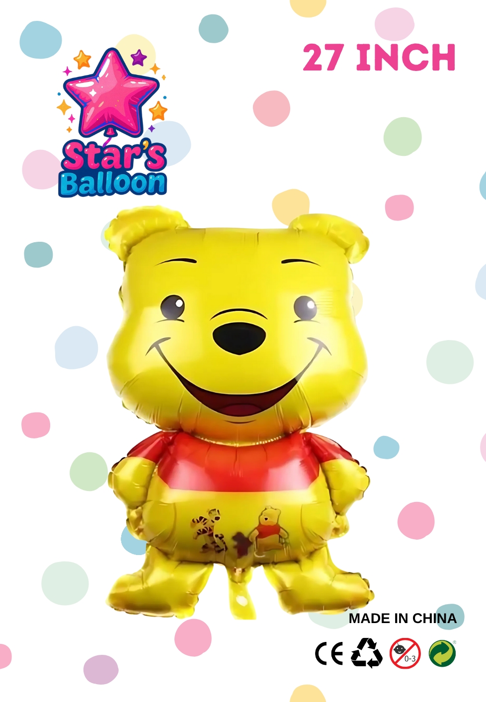 Toptan%20Star’s%20Balloon%20Karakterli%20Folyo%20Balon%2027%20inç
