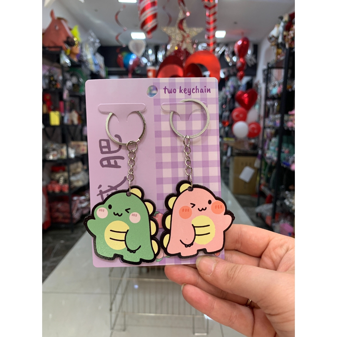 Toptan%20Kawaii%20Dino%20Aşk%20Anahtarlık%202li