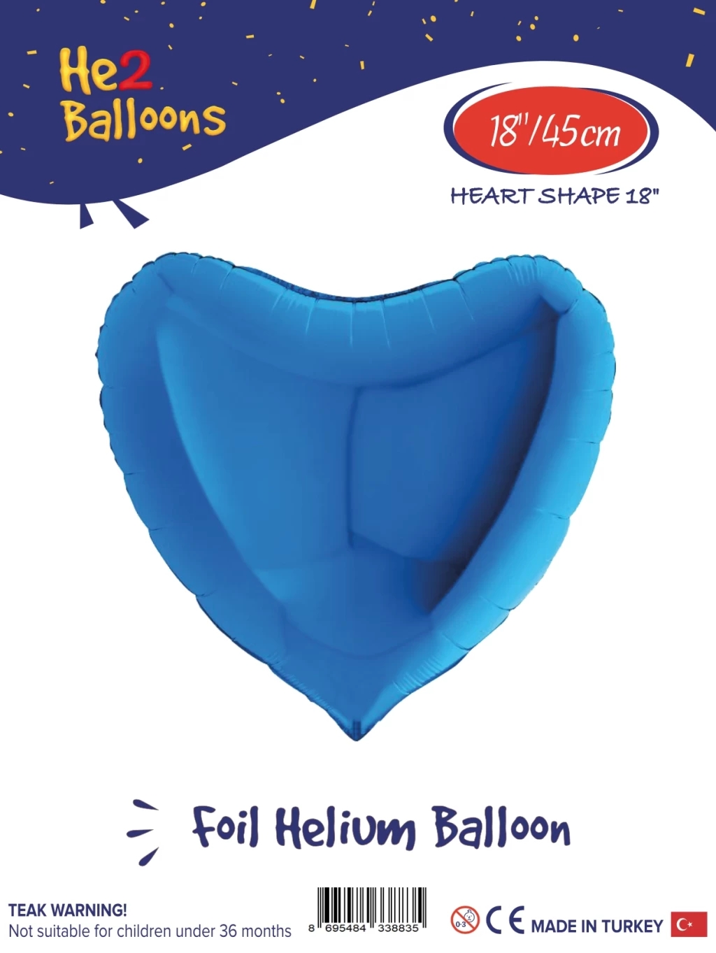 Toptan%2018%20inç%20Mavi%20Kalp%20Folyo%20Balon