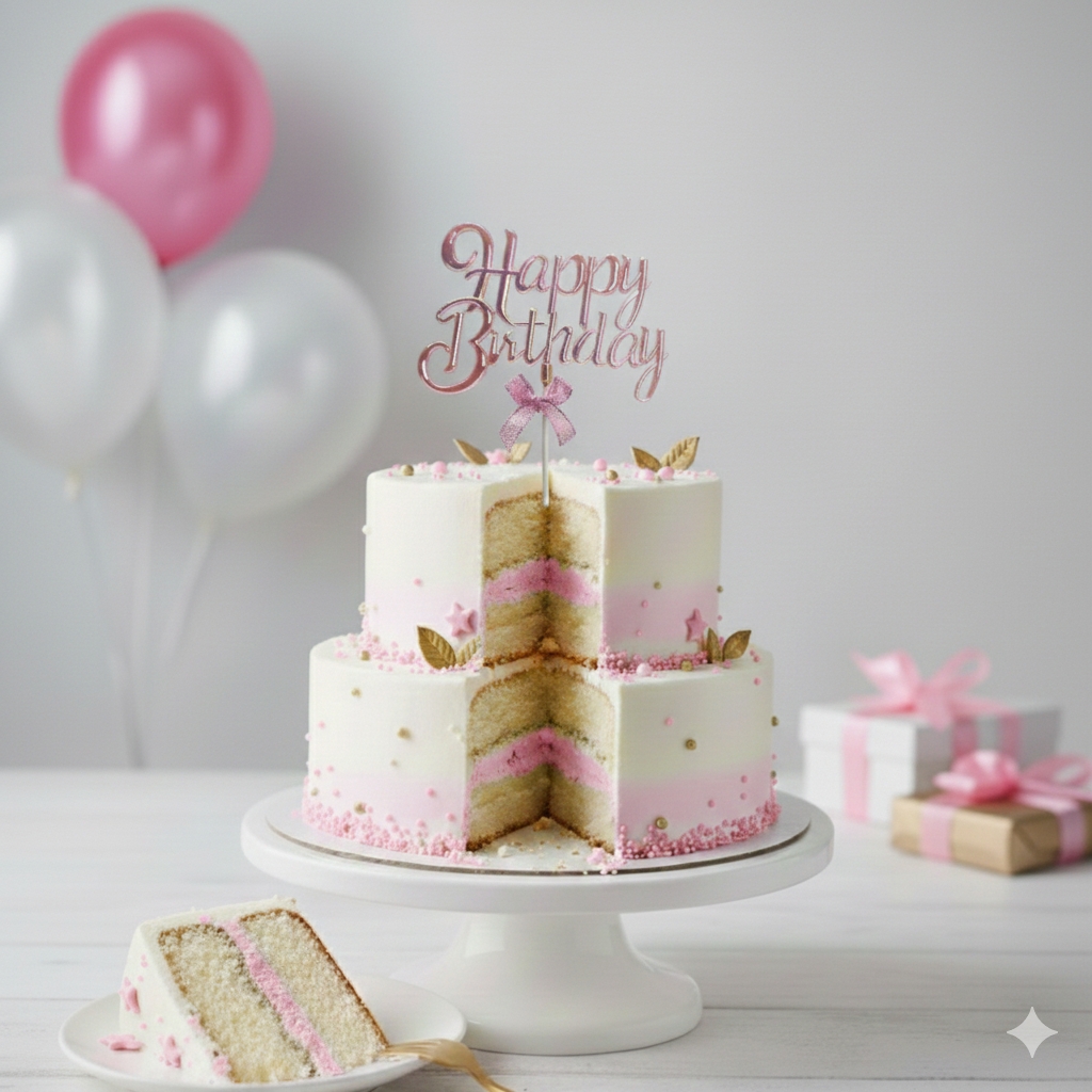 Toptan Pasta Üstü Happy Birthday