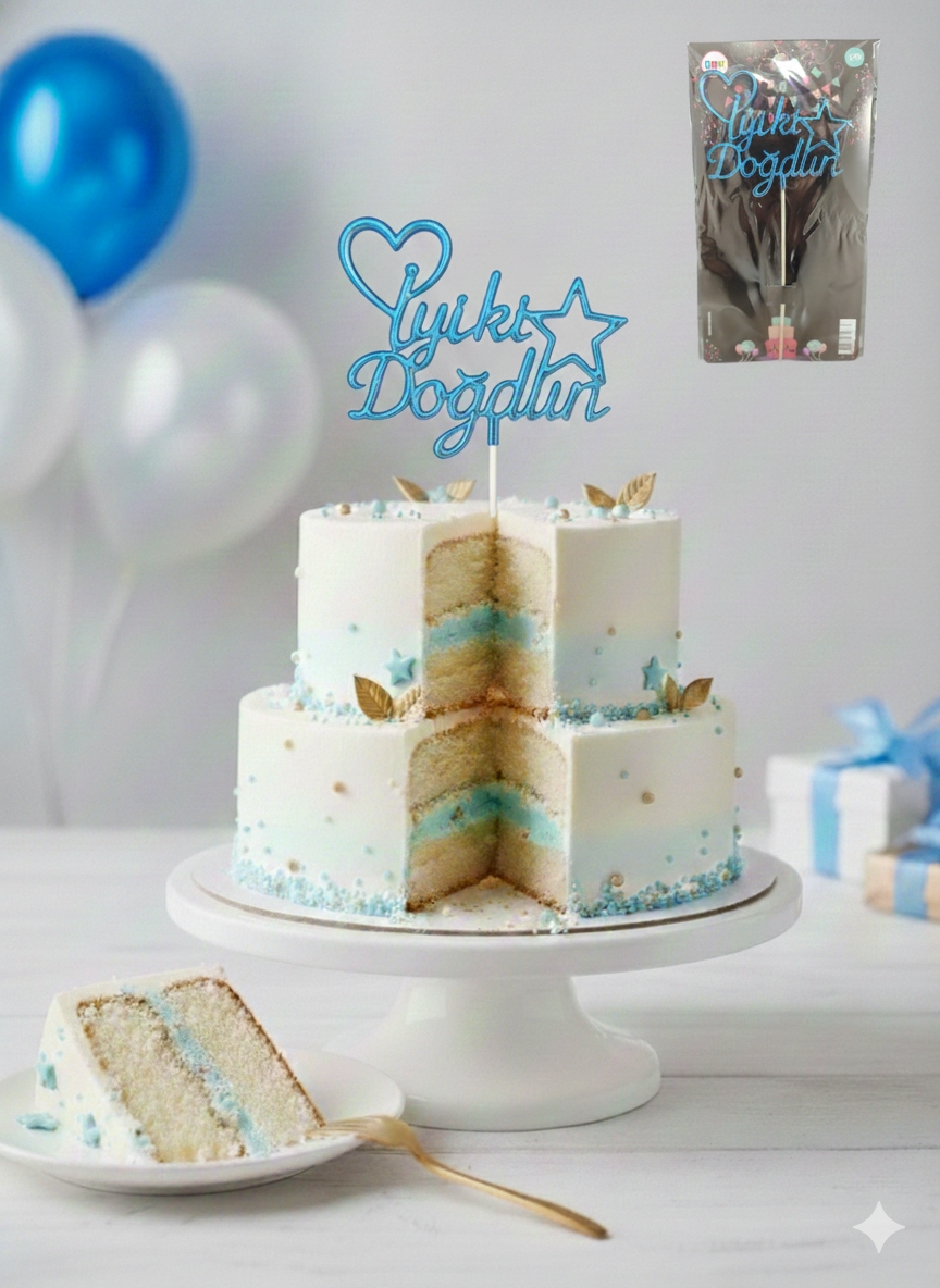 Toptan Pasta Üstü İyiki Doğdun