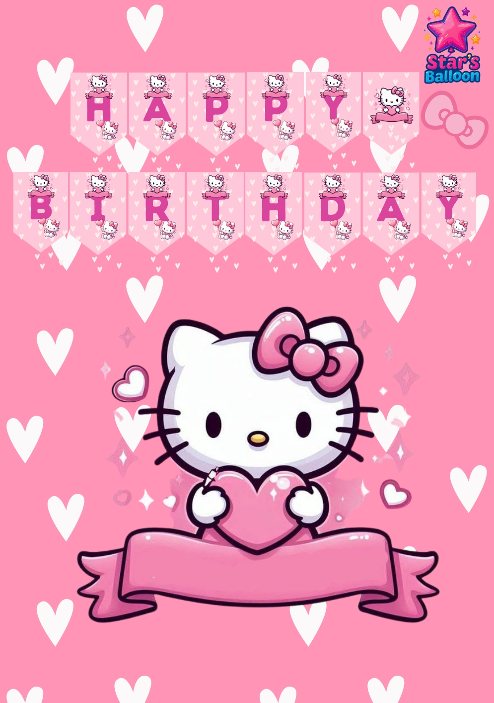 Toptan%20Hello%20Kitty%20Happy%20Birthday%20Banner