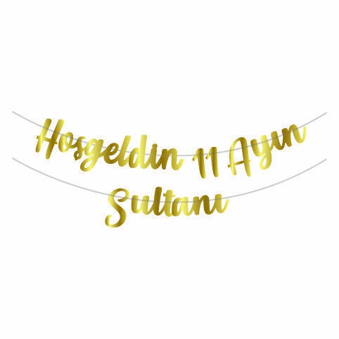 Toptan Hoşgeldin 11 Ayın Sultanı Kaligrafi Banner