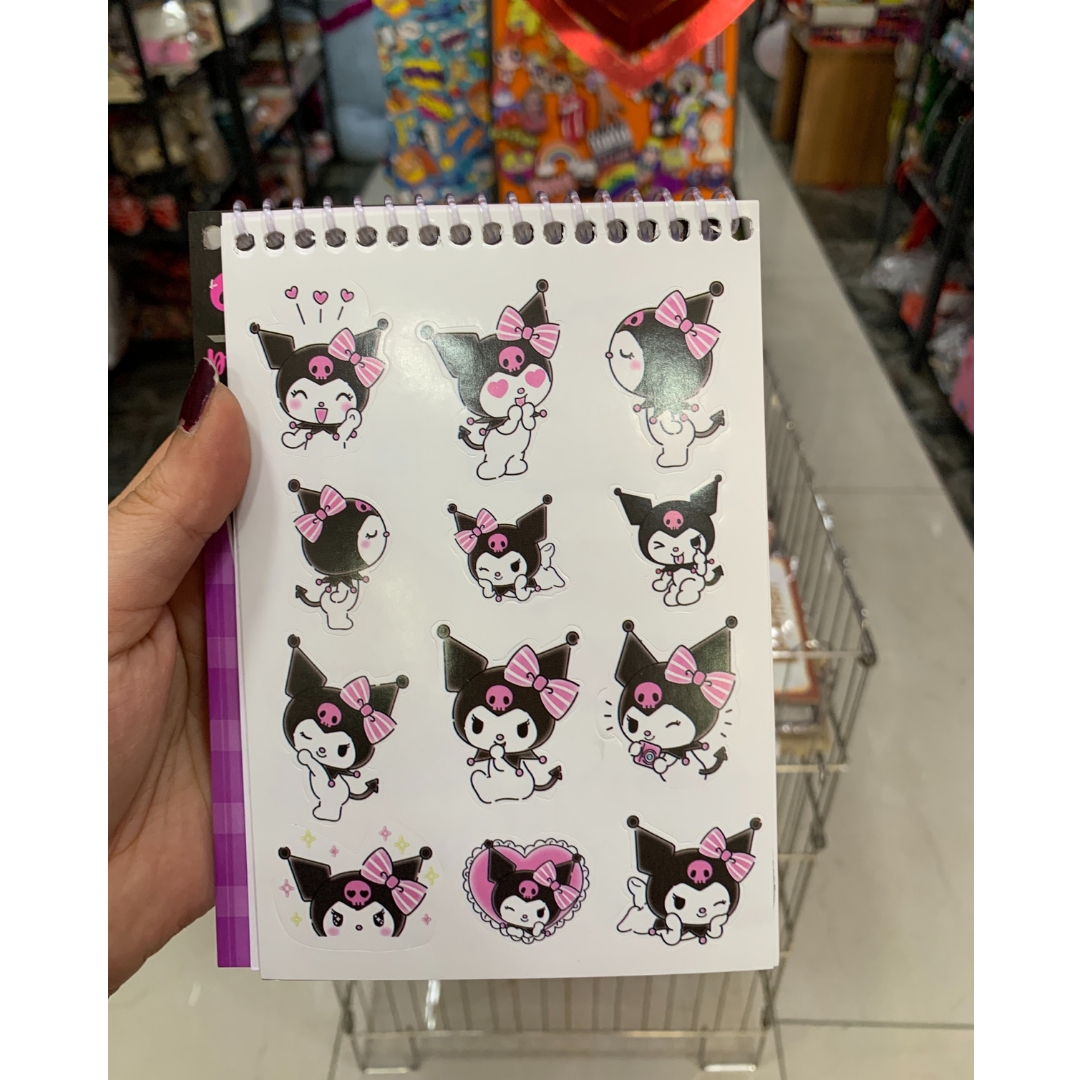Toptan%20Kuromi%20Sticker%20Defteri