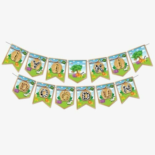 Toptan%20İyi%20Ki%20Doğdun%20Orman%20Hayvanları%20Temalı%20Banner