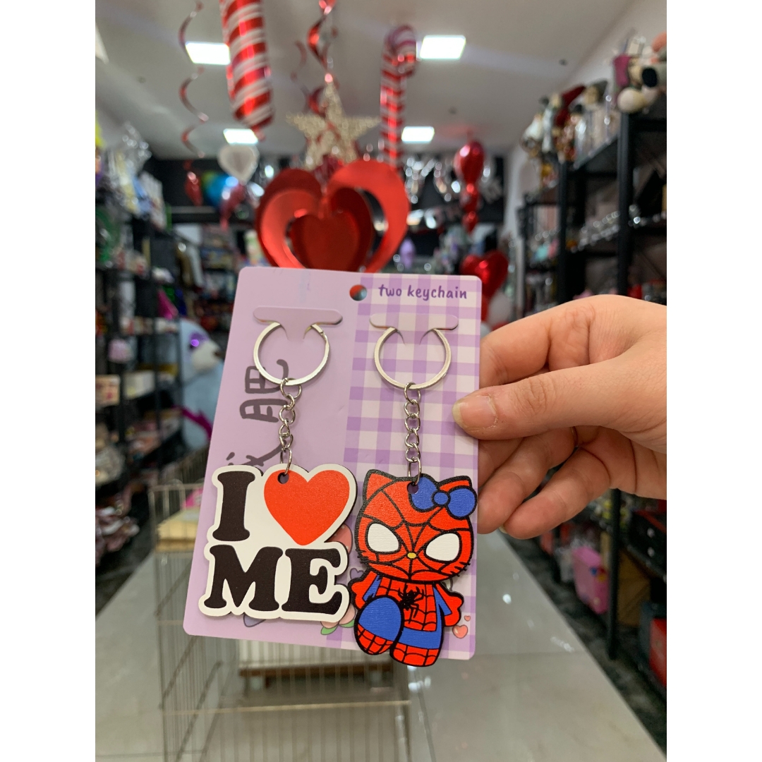 Toptan%20Kawaii%20Love%20Me%20Spiderman%20Anahtarlık%202li
