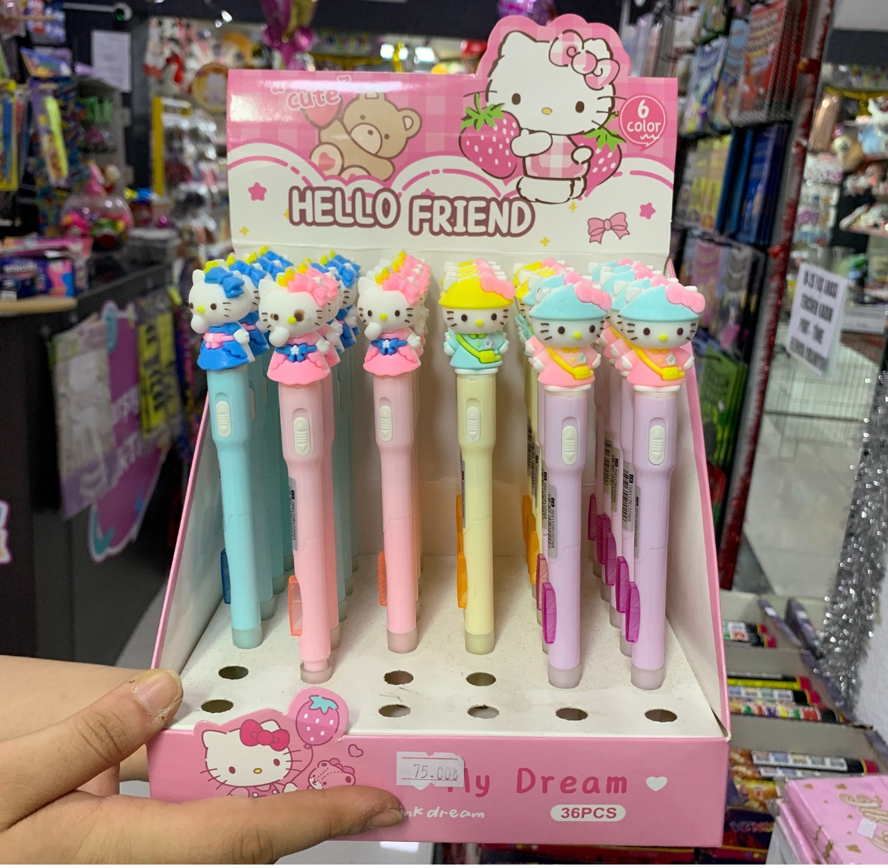 Toptan%20Yandan%20Basmalı%20Işıklı%20Hello%20Kitty%20Versatil%20Kalem