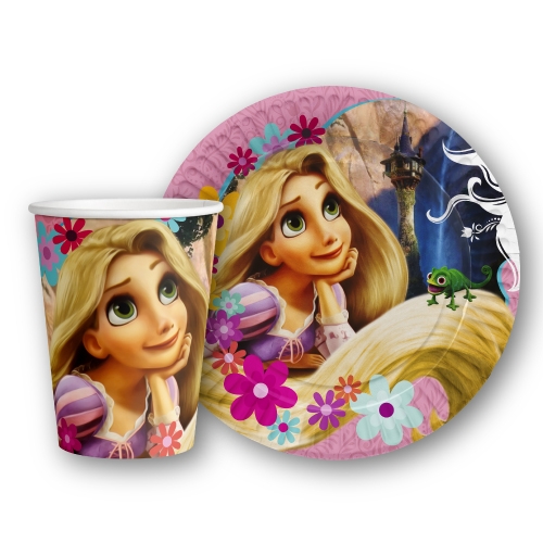 Toptan Rapunzel Tabak Bardak 8li