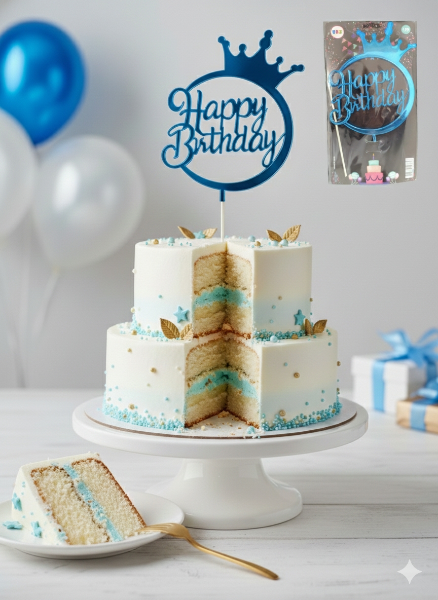 Toptan Pasta Üstü Happy Birthday