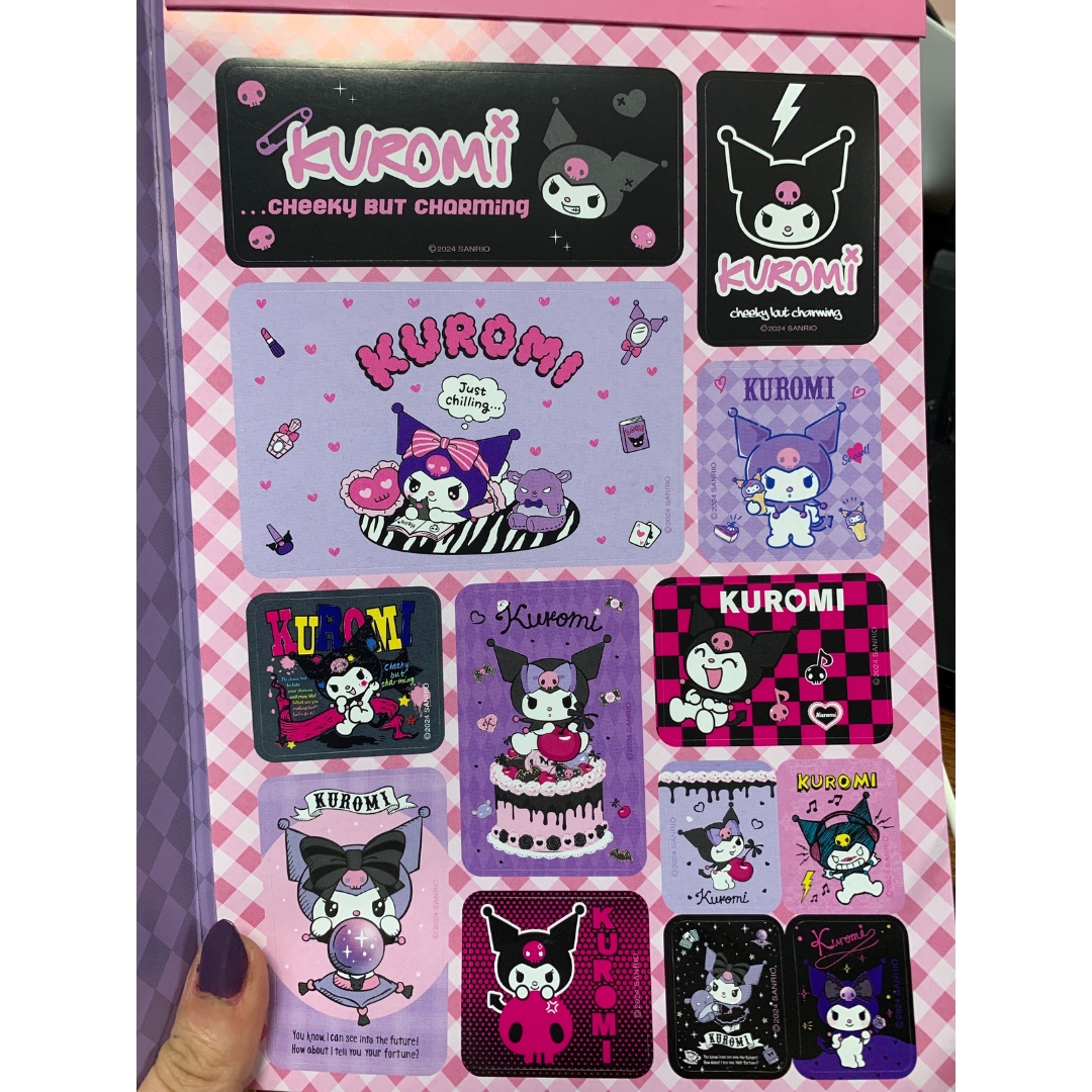 Toptan%20Kuromi%20Sticker%20Defter%20Lisanslı