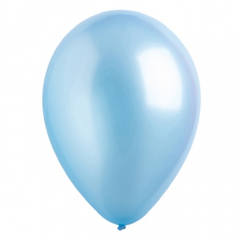 Toptan HBK 12’’ Metalik Açık Mavi Balon 100lü