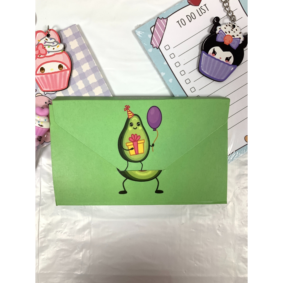 Toptan%20Avokado%20Büyük%20Boy%20Zarf%20Defter%20Bloknot