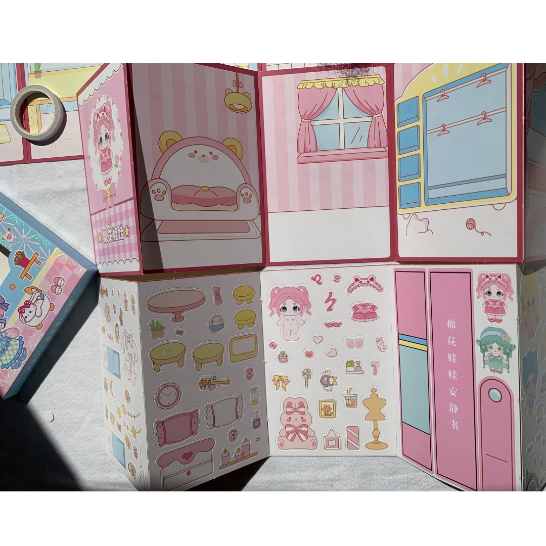 Toptan%20Pink%20Prenses%20World%20Kendin%20Yap%203D%20Maket%20Notebook%20DIY
