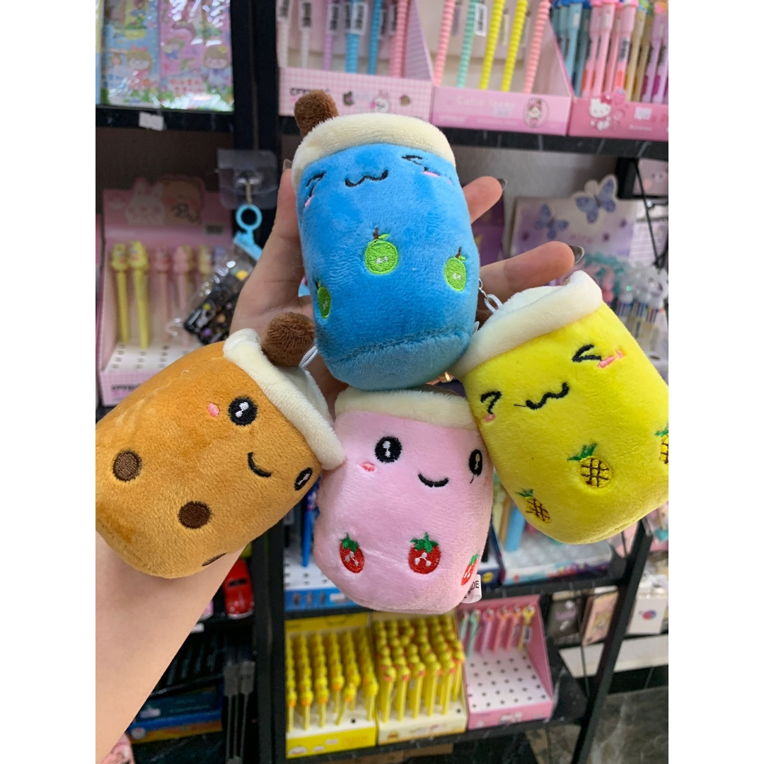 Toptan%20Bubble%20Tea%20Peluş%20Anahtarlık