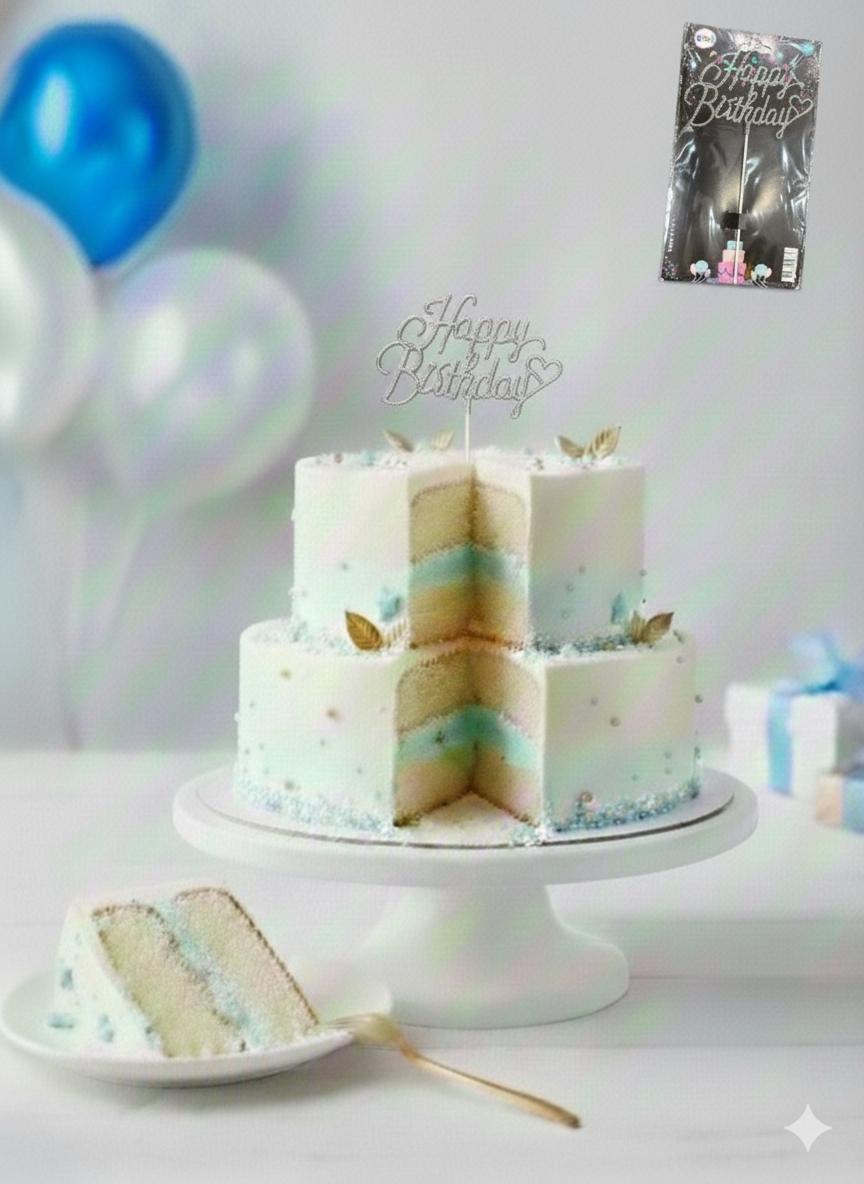 Toptan Pasta Üstü Happy Birthday