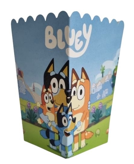 Toptan Mısır Kutusu 8li Baskılı Bluey