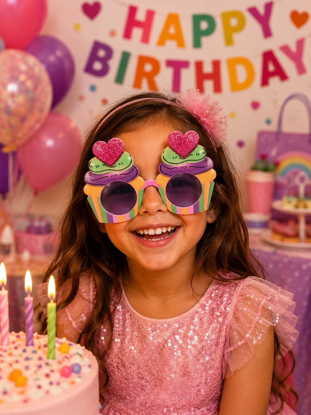 Toptan Cupcake Temalı Gözlük