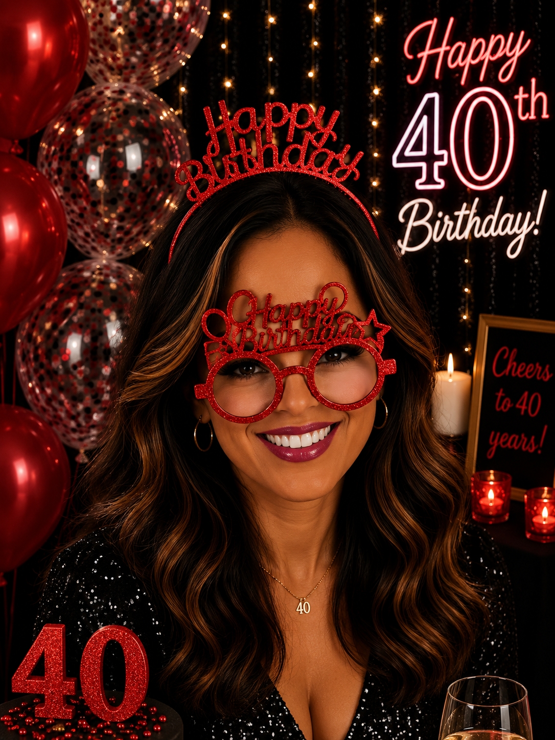 Toptan Mika Taç ve Gözlük Seti Happy Birthday