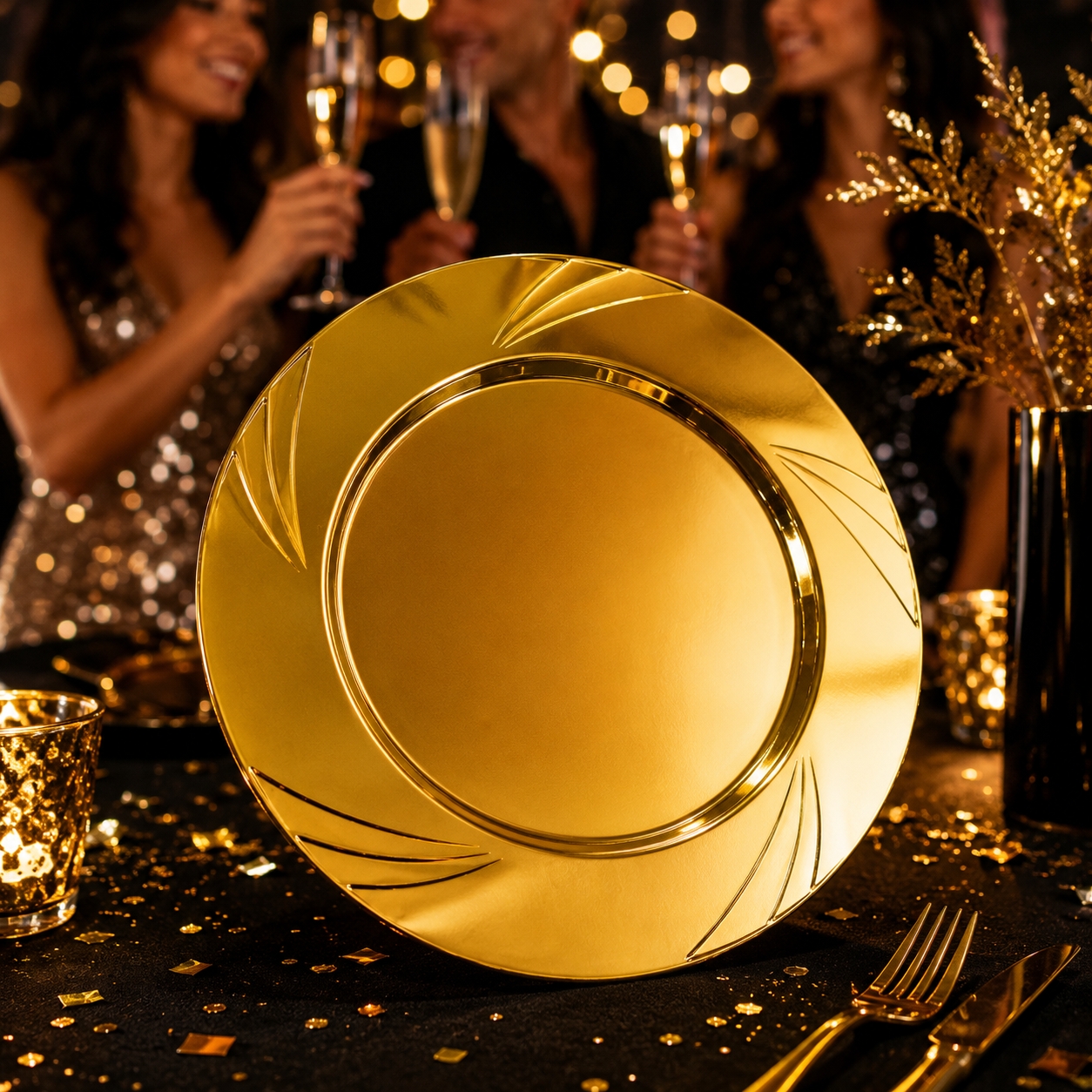 Toptan 9 inç Kristal Tabak 6lı