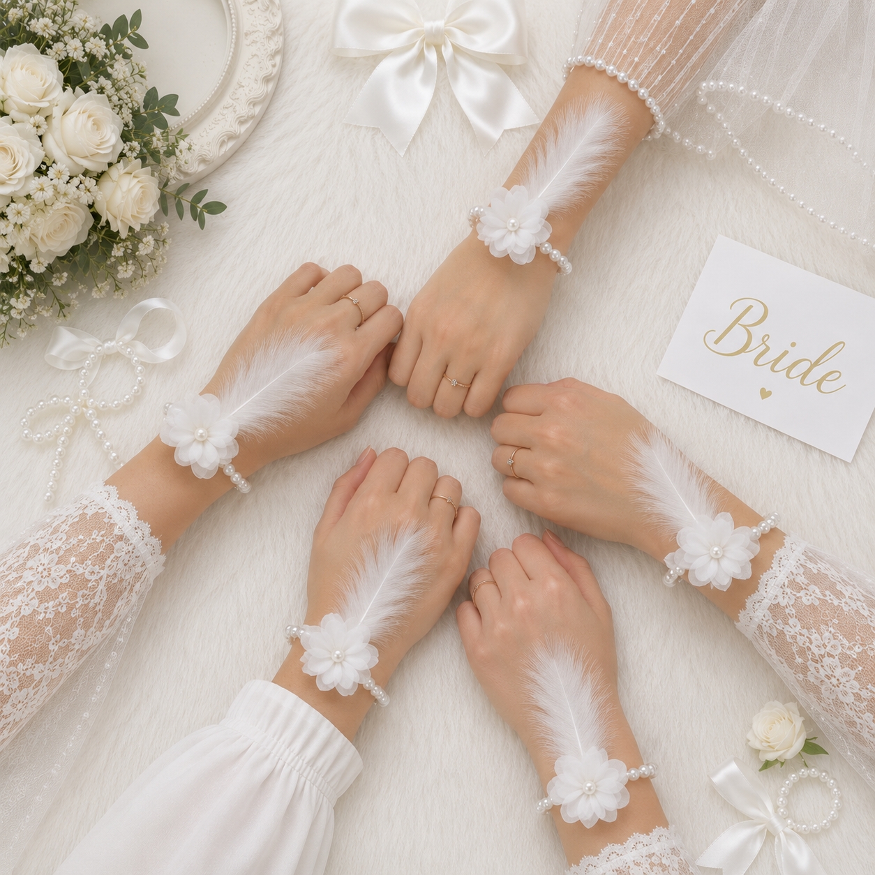Toptan Bride To Be Nedime Bilekliği