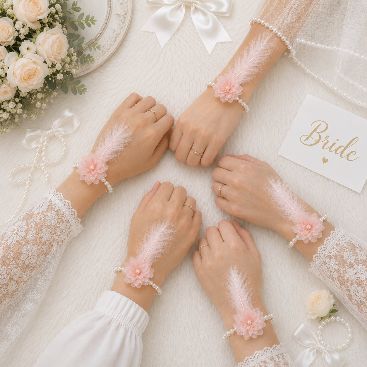 Toptan Bride To Be Nedime Bilekliği