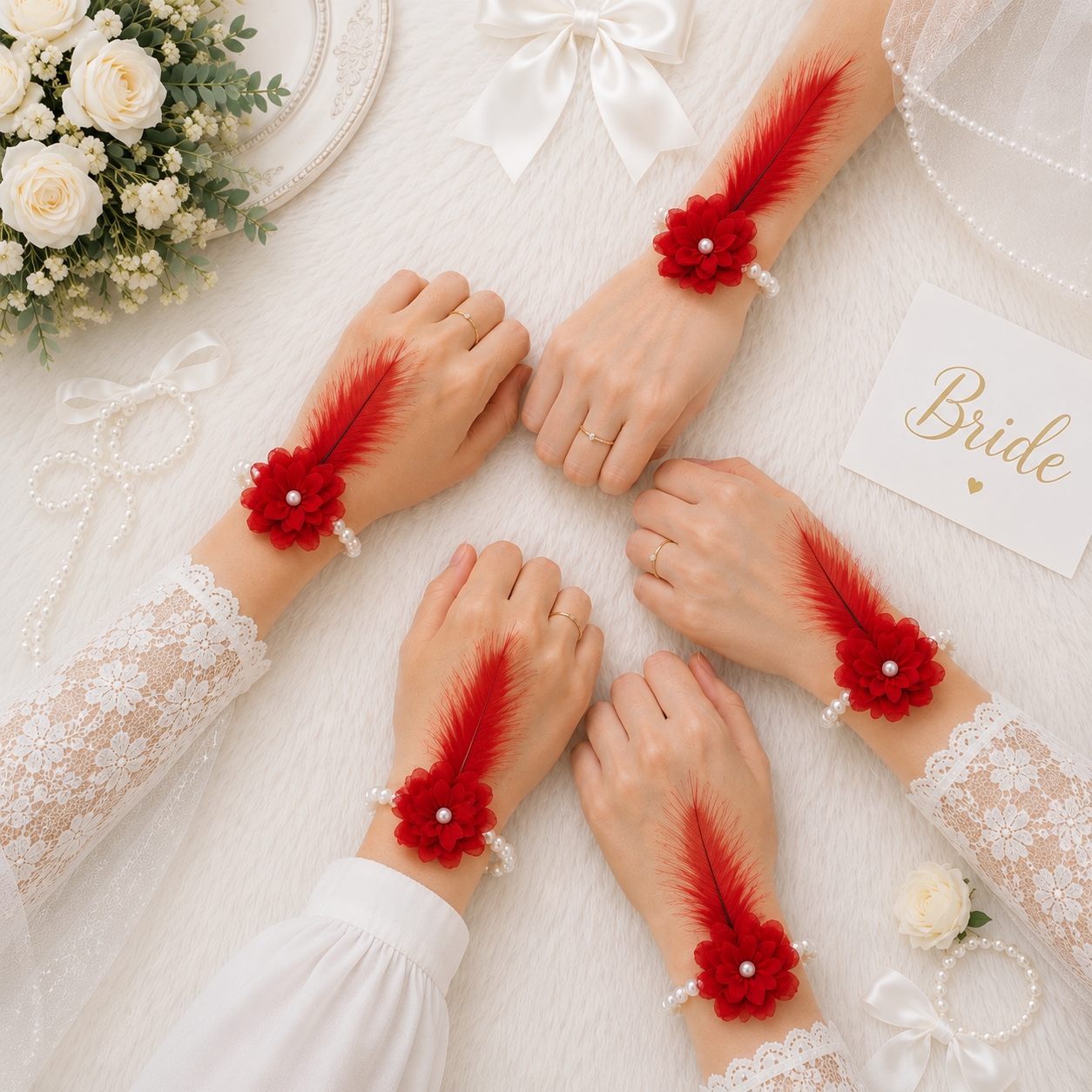 Toptan Bride To Be Nedime Bilekliği