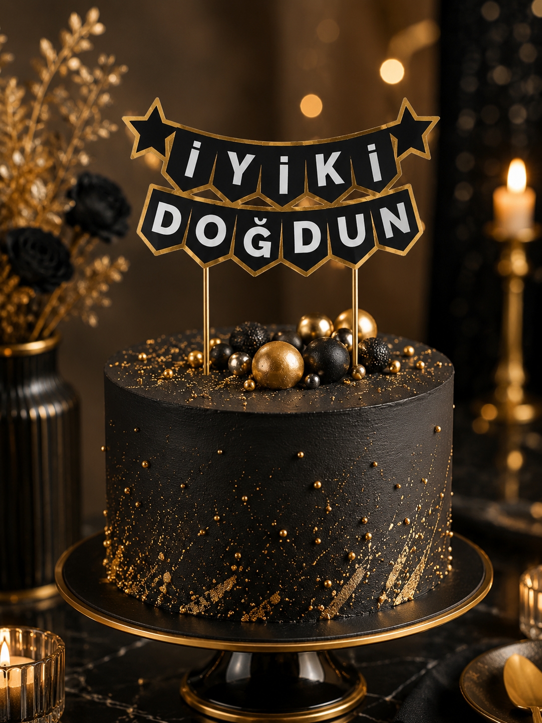 Toptan Pasta Üstü Banner İyiki Doğdun