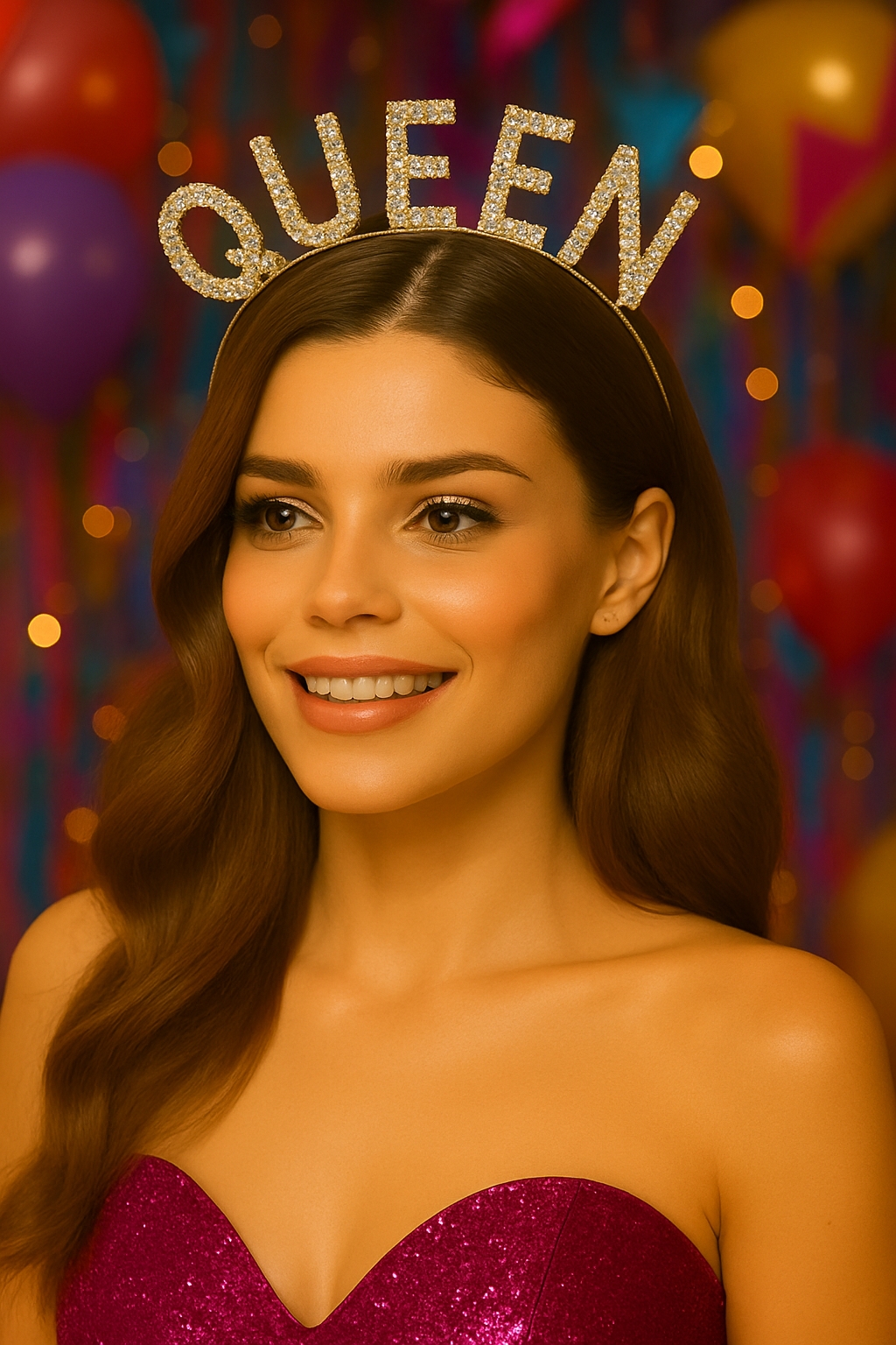 Toptan%20Taşlı%20Taç%20Queen%20Gold