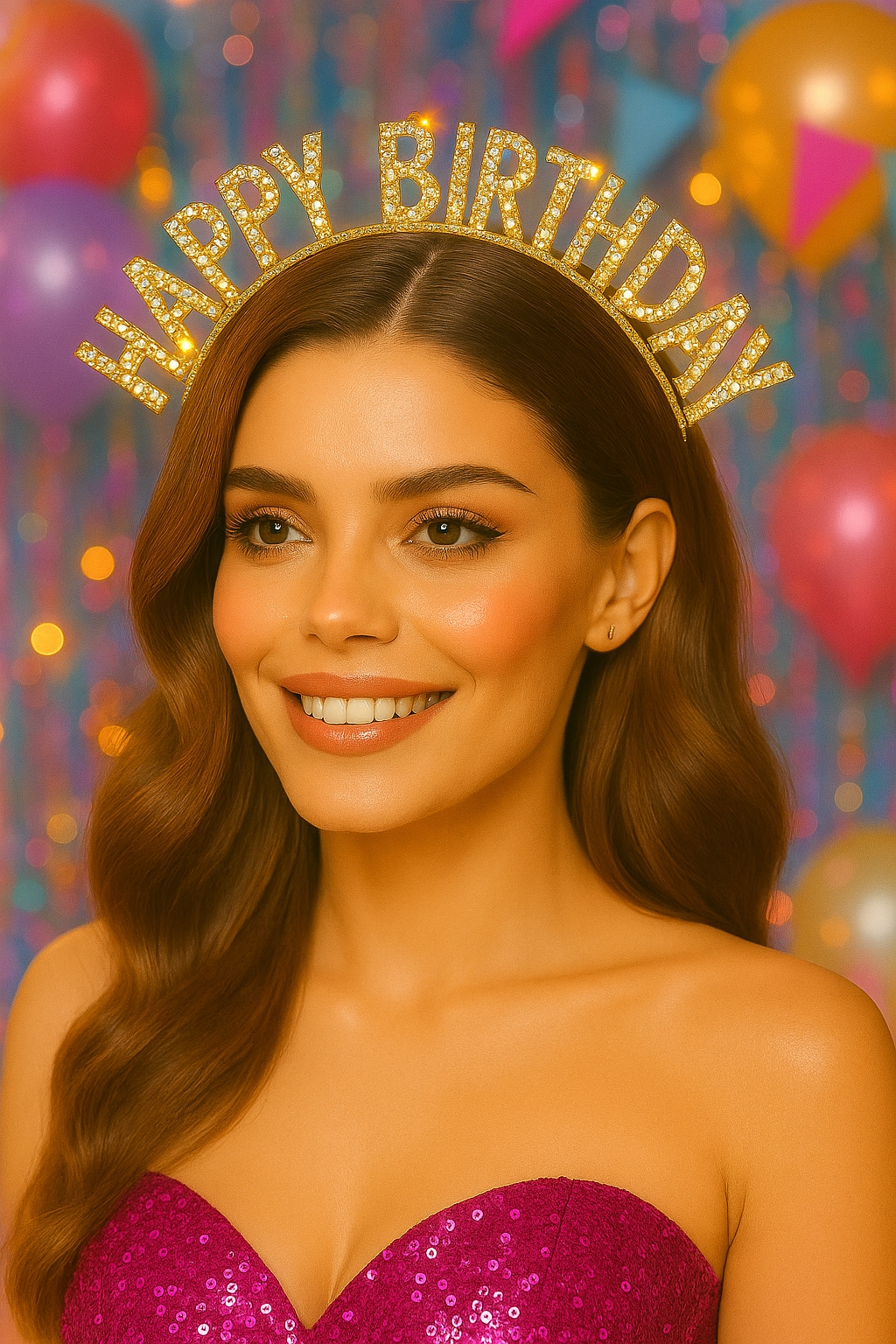 Toptan%20Taşlı%20Taç%20Happy%20Birthday%20Gold