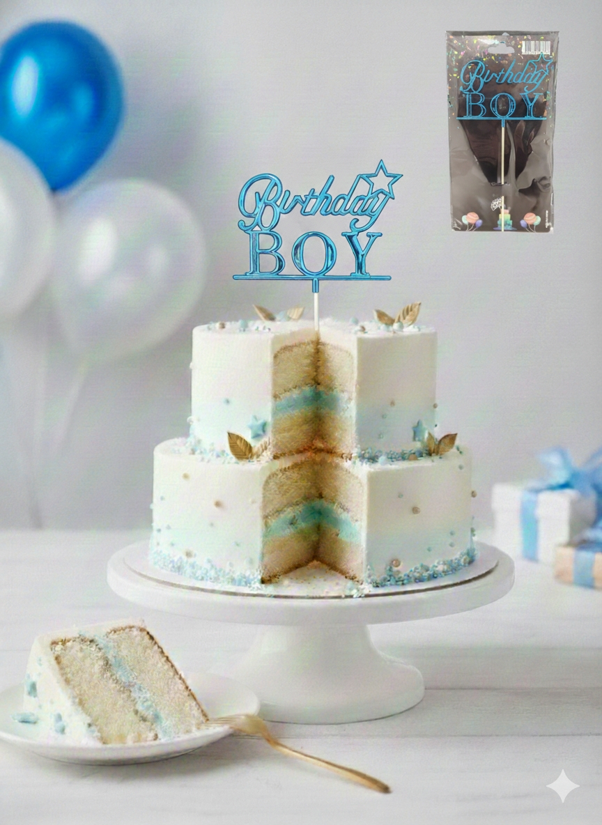 Toptan Pasta Üstü Birthday Boy
