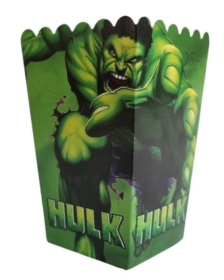 Toptan Mısır Kutusu 8li Baskılı Hulk