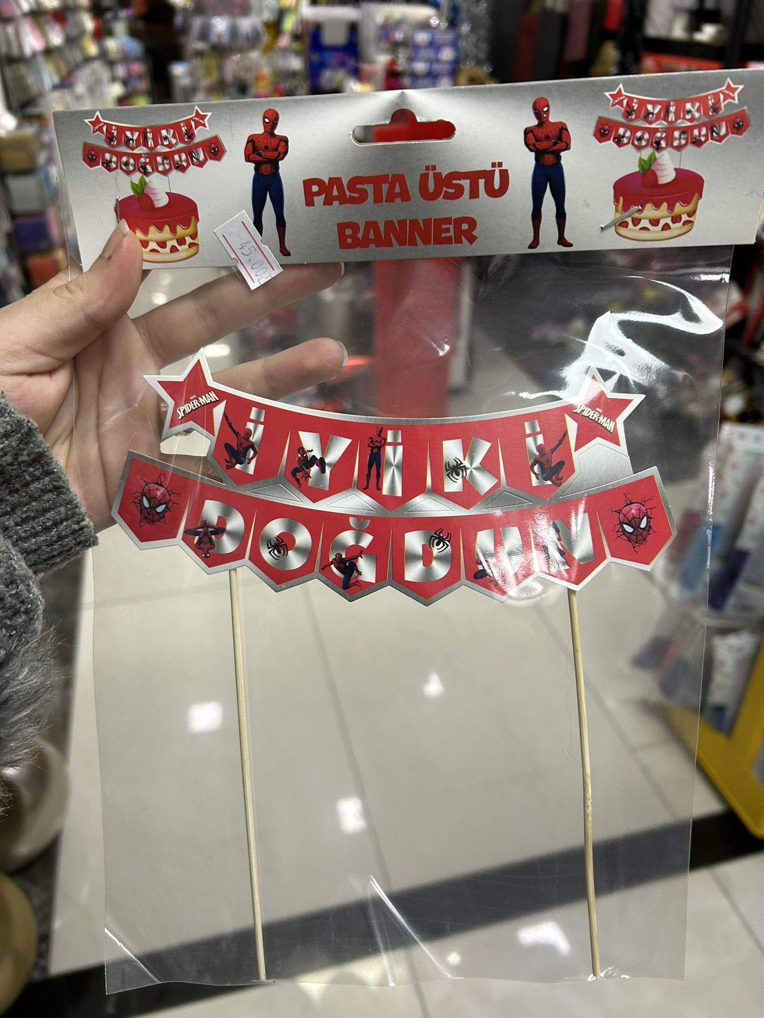 Toptan%20Pasta%20Üstü%20Banner%20İyiki%20Doğdun%20Örümcek%20Adam