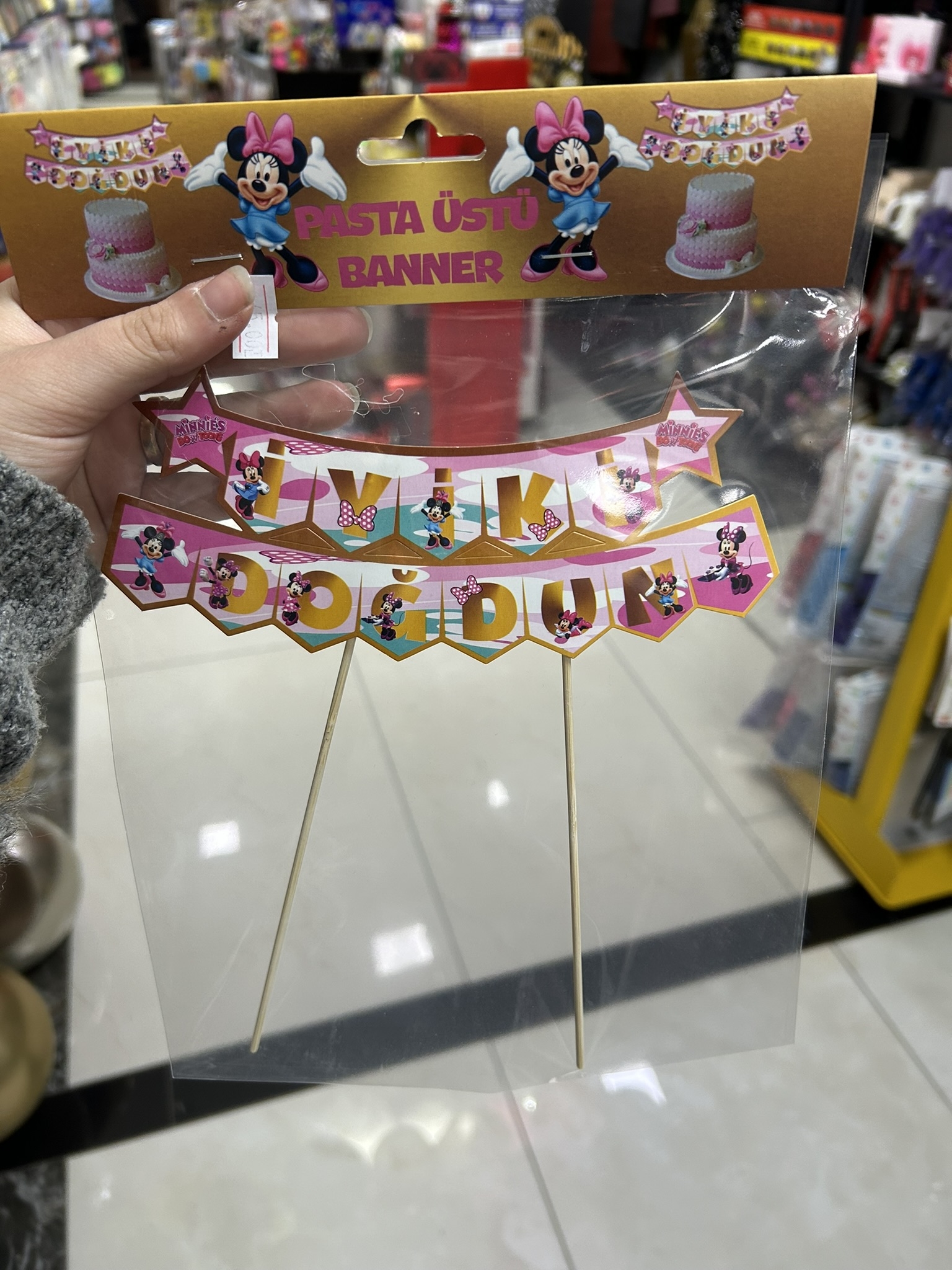 Toptan%20Pasta%20Üstü%20Banner%20İyiki%20Doğdun%20Minnie%20Mouse