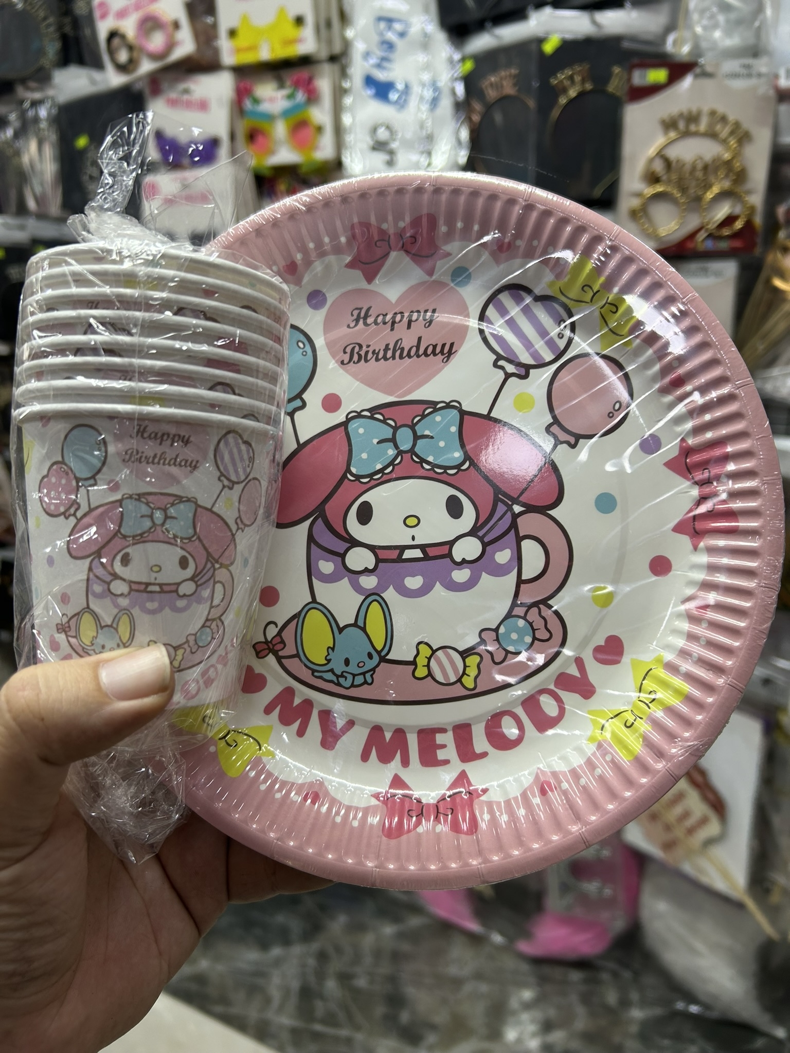 Toptan%20My%20Melody%20Tabak%20Bardak%208li