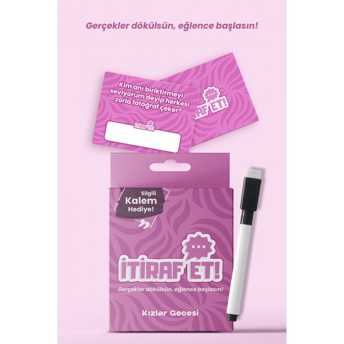 Toptan Kutu Oyunu İtiraf Et Mini-Kız Kıza