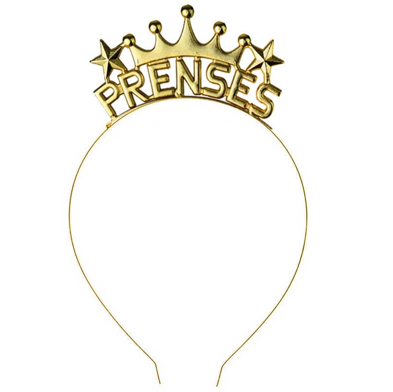 Toptan%20Metal%20Taç%20Prenses%20Gold