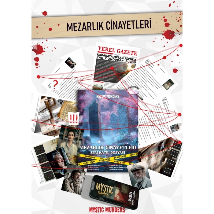Toptan Dedektif Cinayet Çözme Oyunu-Mezarlık Cinayetleri