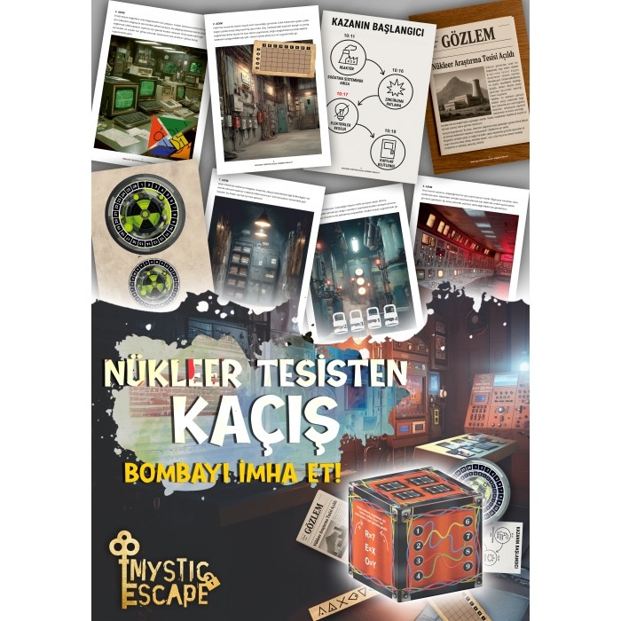 Toptan Mystic Escape-Nükleer Tesisten Kaçış