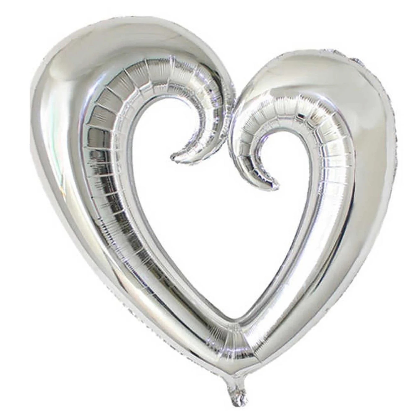 Toptan%2040%20inç%20Gümüş%20İçi%20Boş%20Kalp%20Folyo%20Balon