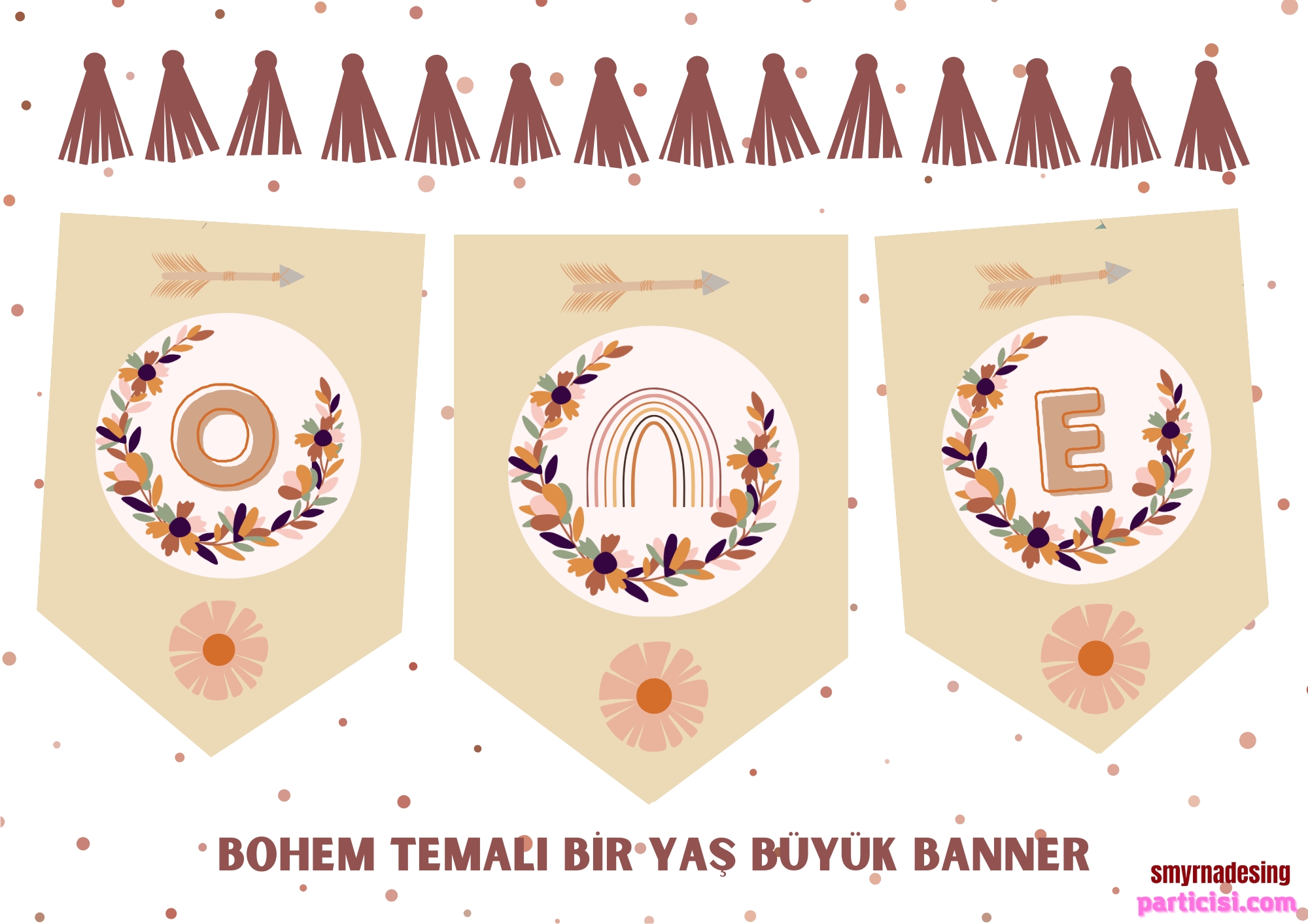 Toptan%20Bohem%20Retro%20One%20Yazılı%201%20Yaş%20Banner%20