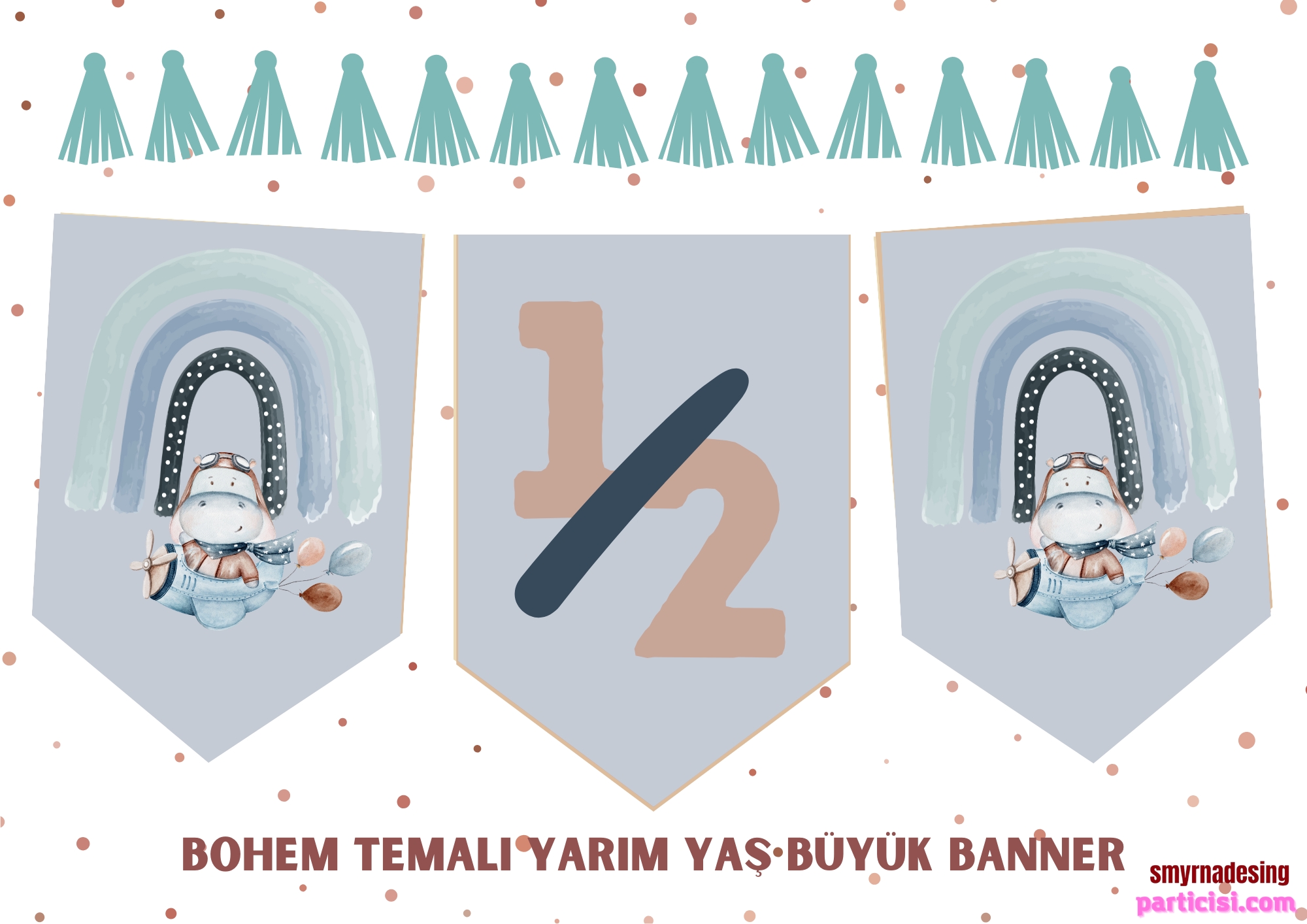 Toptan%20Bohem%20Retro%201/2%20Ay%20Banner%20