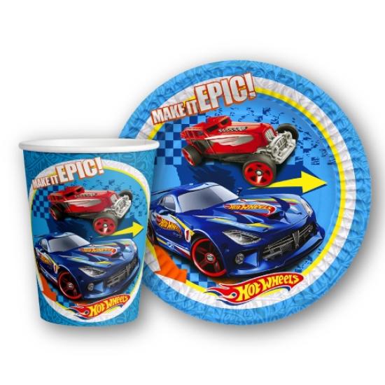 Toptan HotWheels Tabak Bardak 8li