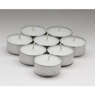 Toptan Tealight Mum Beyaz 50li