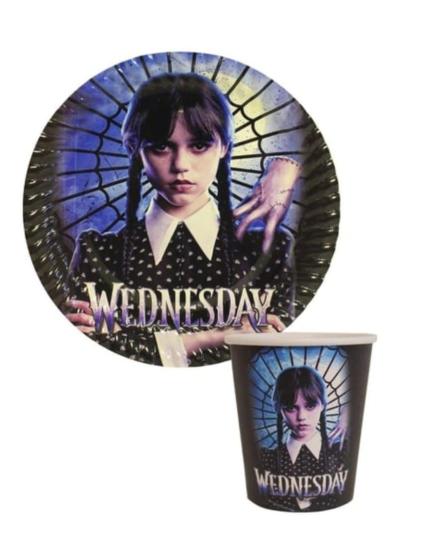 Toptan Wednesday Tabak Bardak 8li