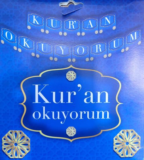 Toptan Kuran Okuyorum Zarf Banner
