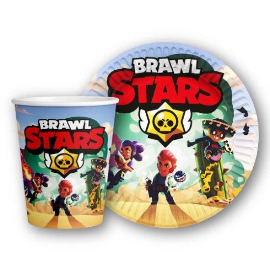 Toptan Brawl Stars Tabak Bardak 8li