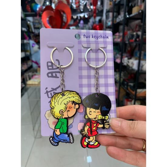 Toptan Kawaii Cedric ve Chen Anahtarlık 2li