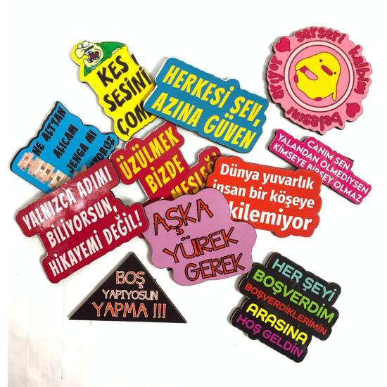 Toptan Esprili Ahşap Magnet