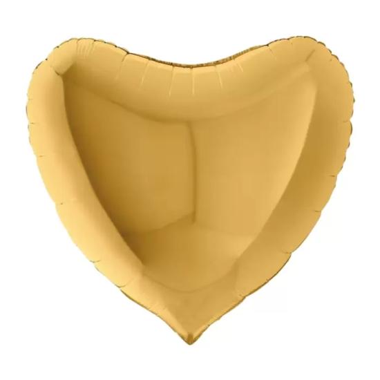 Toptan 24 inç Gold Kalp Folyo Balon